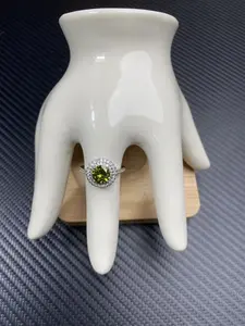 (SP)--Lkc crystal Beautiful and elegant peridot ring