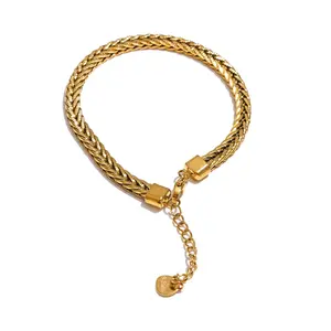 Braided Gold-Plated Bracelet