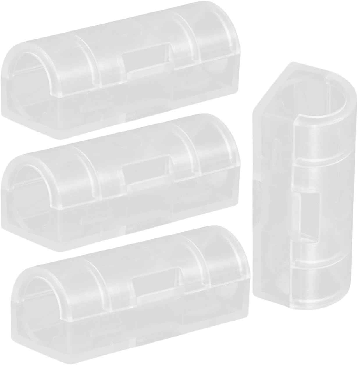 OSALADI 20 Pcs Self-Adhesive Cable Clips Wall Line Card Wire Organizer Cord Holders for Home Office Desktop Cable Management