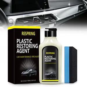 Plastic Restorer Ceramic Coating Black Trim Renewal Long Lasting UV Protection 100ML3.38FL.OZ