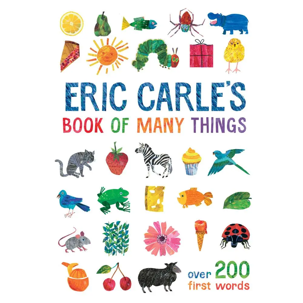 Used Hardcover - Eric Carle's Book of Many Things (English, 1.29 lbs) - First Concepts Learning Material for Toddlers, Kindergarten & Preschool Educational Supplies, Kindergarten Books