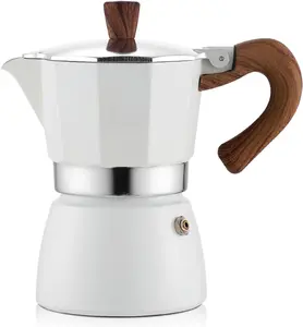 Espresso Maker Stovetop,Camping Moka Pot 2 Cup/120ML,Stove Top Espresso Italian Coffee Maker,Easy to Use