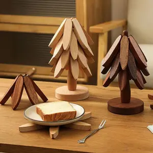 Wooden Mini Kitchen Tree Rack – Space Saver Counter Organizer, Cutting Board Holder, Utensil Storage, Durable & Eco-Friendly, Perfect Kitchen Accessory – High Clicks & Hot Selling