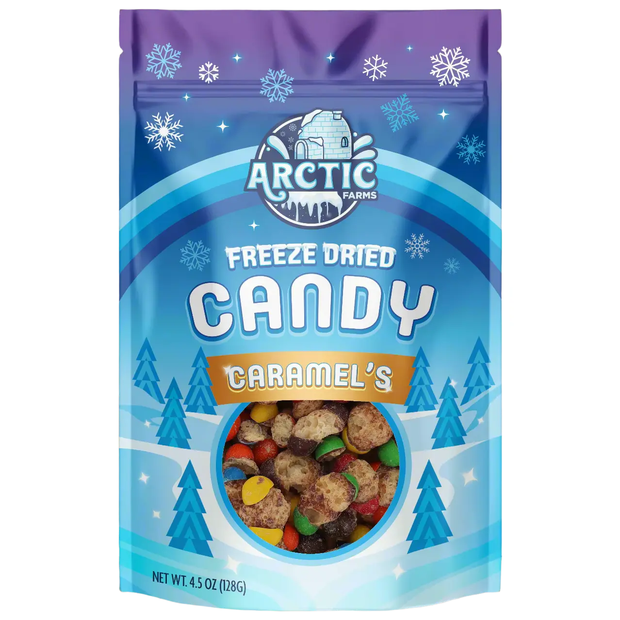 Freeze Dried Caramels Chocolate Candy Freeze Dried Caramels Chocolate Candy