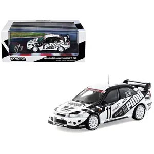 Mitsubishi Lancer Evolution VI TME RHD "Puma - Super Taikyu Series" (2000) "Hobby64" 1/64 Diecast Model Car by Tarmac Works