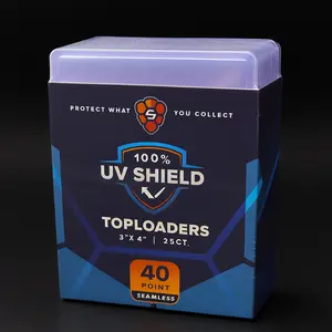 Shellz 3x4" UV Shield Toploaders (40PT) – Standard Fit