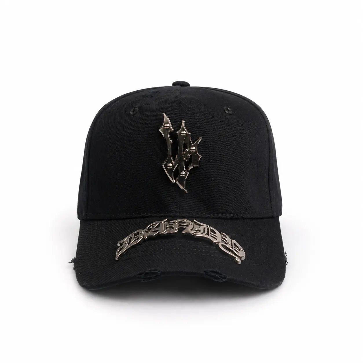 Dandy Hats "LA Metal" - Black Snapback - Premium Streetwear Baseball Cap for Men & Women, Adjustable