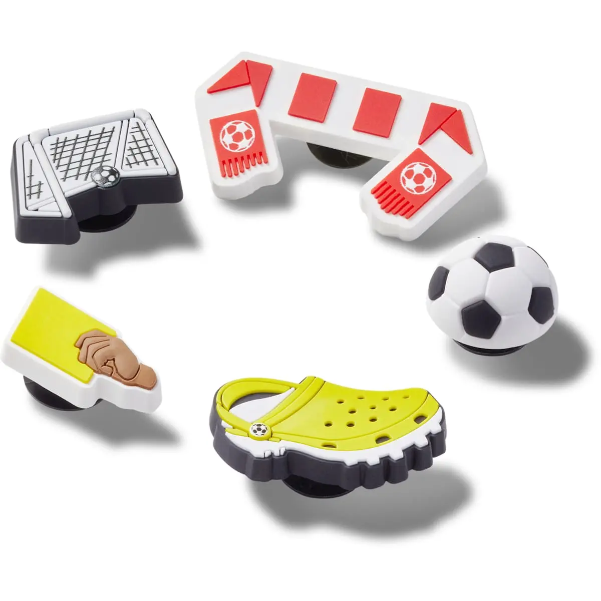 Crocs Jibbitz Team Sports Shoe Charms 5-Pack