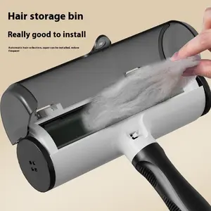 Washable Sticky Lint Roller Pet Hair Remover Reusable Lint Removal Brush for Clothes Furniture dog pepper spray cow scratching head lice comb big lice removal comb tick removal comb deshedding nozzle short hair Portable Retractable Wooden Nail File