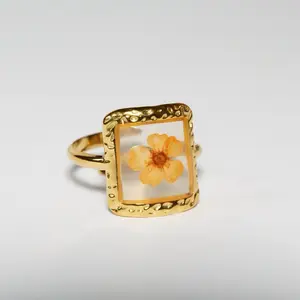 Aurora Retro Geometric Ring