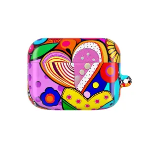 Colorful Heart AirPod Cases  Cute AirPods Cover for Women  Funky Accessories, Valentines Day Gift