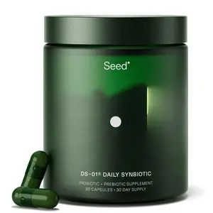 Daily Synbiotic Prebiotic & Probiotic Healthcare Edible Supplement for Women & Men - Digestive Health, Gut Relief, Immune Support - Vegan, Shelf-Stable - 30-Day Starter (60ct)