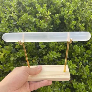 Selenite Bracelet Holder Decorative,golden Racks ,Selenite Holder, Popular Crystal jewelry Display Stand, Satin Spar Bracelet Stands, Crystal Cleansing, Crystal Charging,Protection, Chakra Activation, Perfect Gift Storage Organiser Greek Minimalist