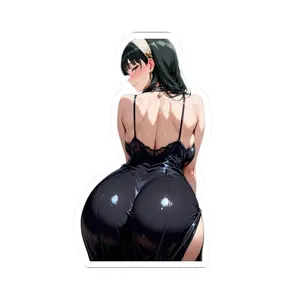 Cute Yor Anime Fan Sticker