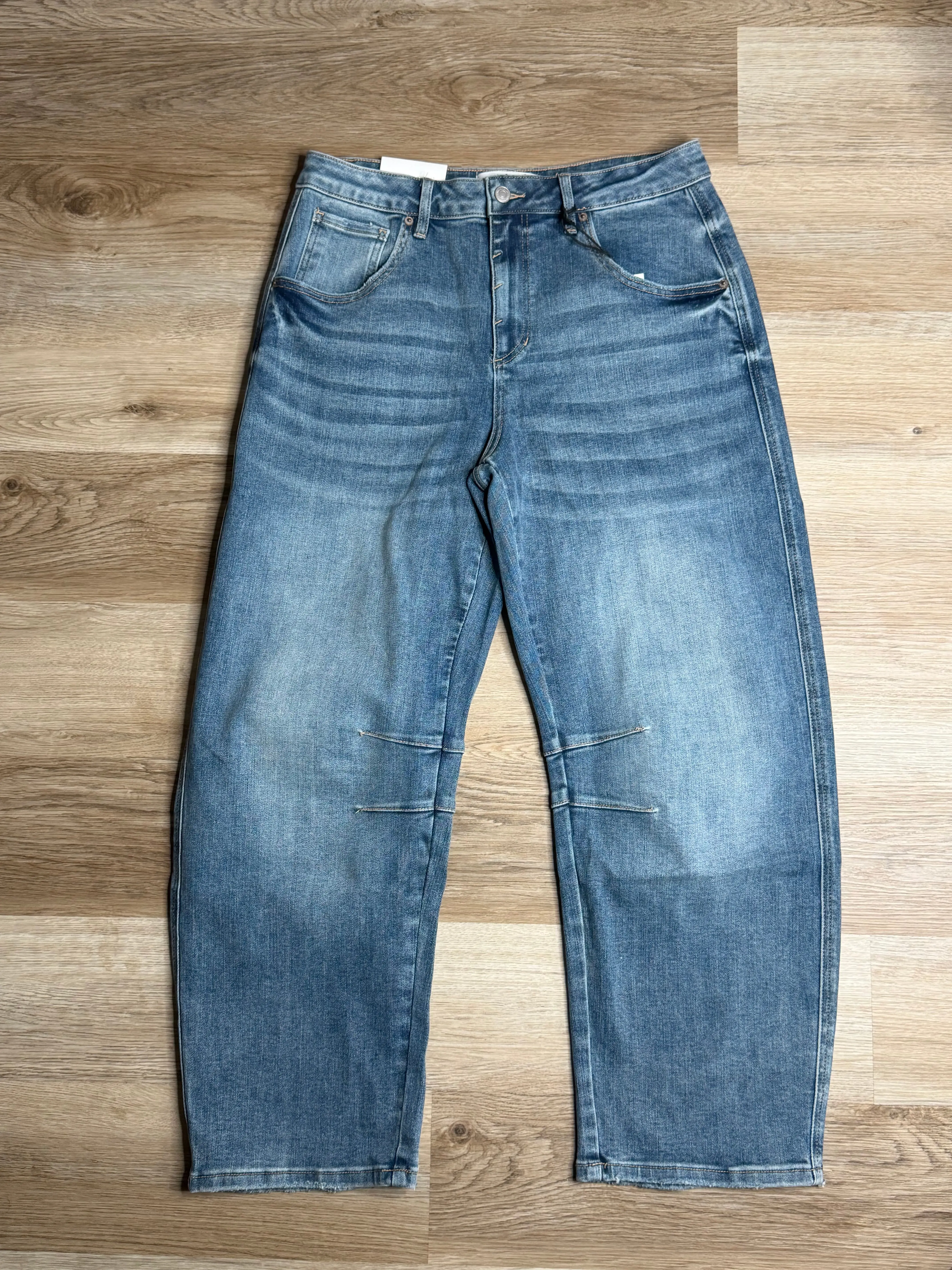 mica barrell denim jeans