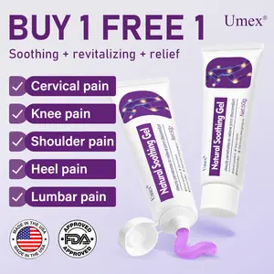 【BUY 1, GET 1 FREE】Uemx Joint Relief Cooling Gel Cream | Infused with Menthol & Frankincense | Soothes Discomfort in Knees, Back, Neck & Shoulders | Deep Relief, Moisturizing Care & Refreshing Comfort
