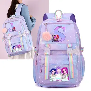 Hunter backpack letter A backpack movie female singer high-capacity backpack student backpack purple backpackGift