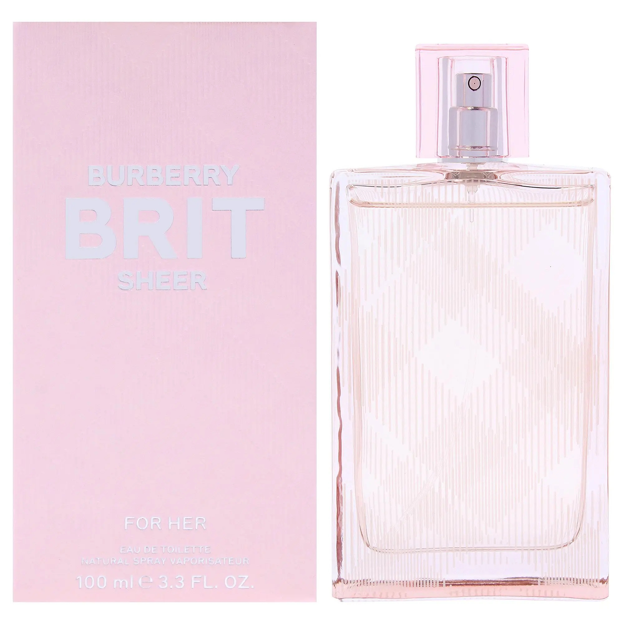BURBERRY Brit Sheer Charming Subtle EDT Spray for Women, 3.3 fl oz, Daily Use Fragrance (Beauty & Personal Care)