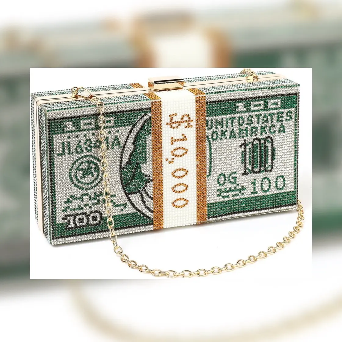 Rich Girl Money Clutch