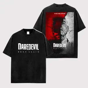 Daredevil Hell’s Kitchen Hero Born Again Premium Cotton T-Shirt, The Man Without Fear Graphic Shirt, Character Comics Fans Shirt, Comic T-Shirt, Comic Book Fans T-Shirt, Superhero Graphic Tee