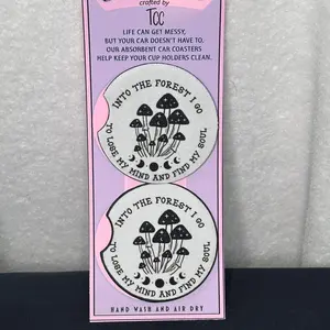 Car coaster mushroom