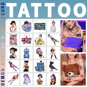 40 Witch Hunters-Pop Small Picture Tattoo Stickers Advanced Personality Cartoon Stickers