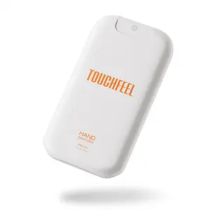 TOUCHFEEL Power Mist Hand Sanitizer Spray, Scented Hydrating Hand Sanitizers Travel Size Refillable, Pocket Portable 1-Pack (Peach)