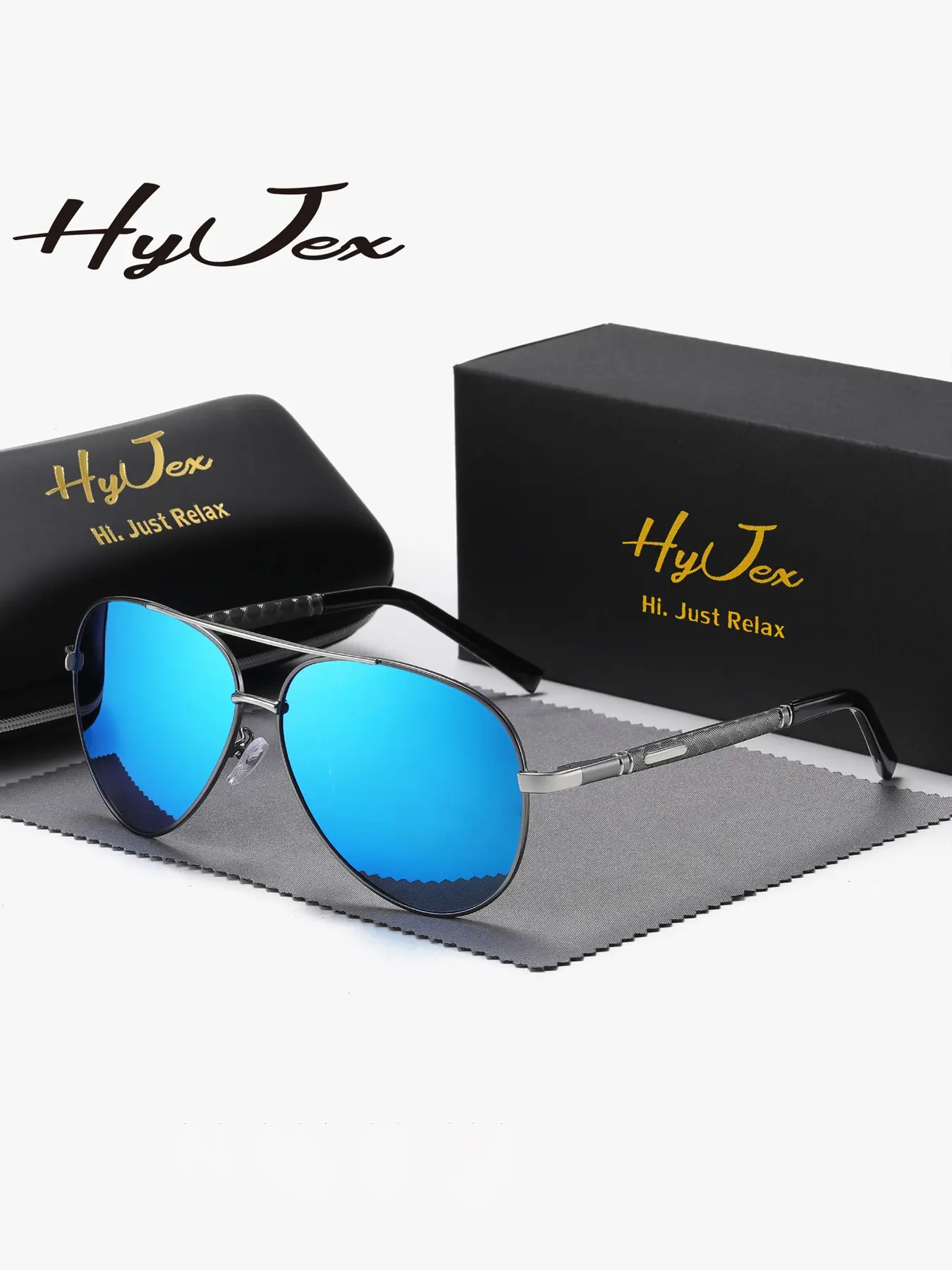 HYJEX 1 Piece Unisex The Staple For Literati Full Frame Sunglasses Reviving Classic Charm Frog Frame Sunglasses UV400