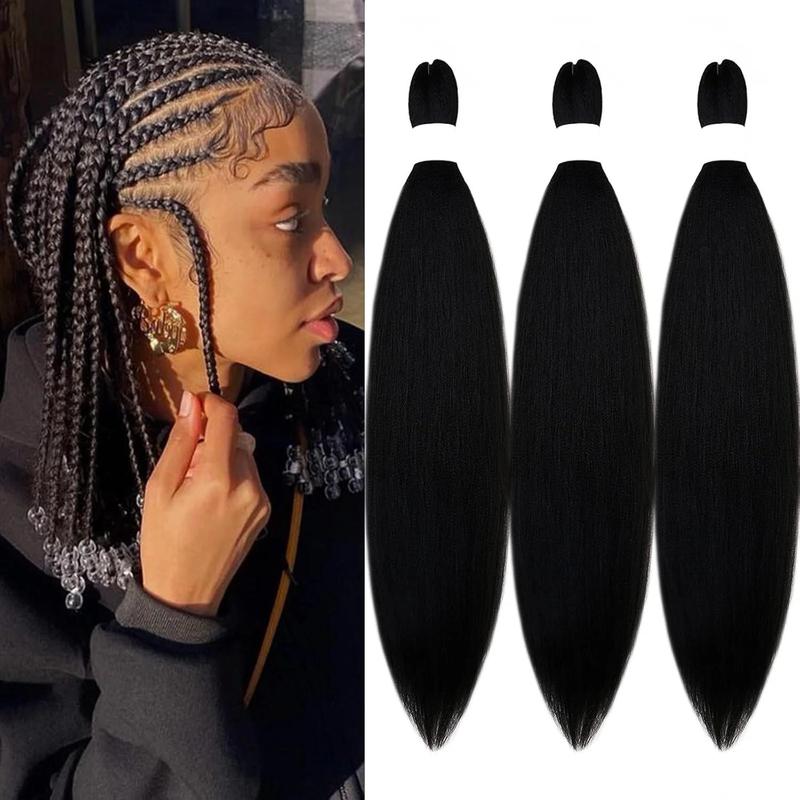 Fashion Pink Braiding Hair Pre Stretched Short Braiding Hair Extensions for Braiding Box Braids Knotless Prestretched Braiding Hair 16 Inch