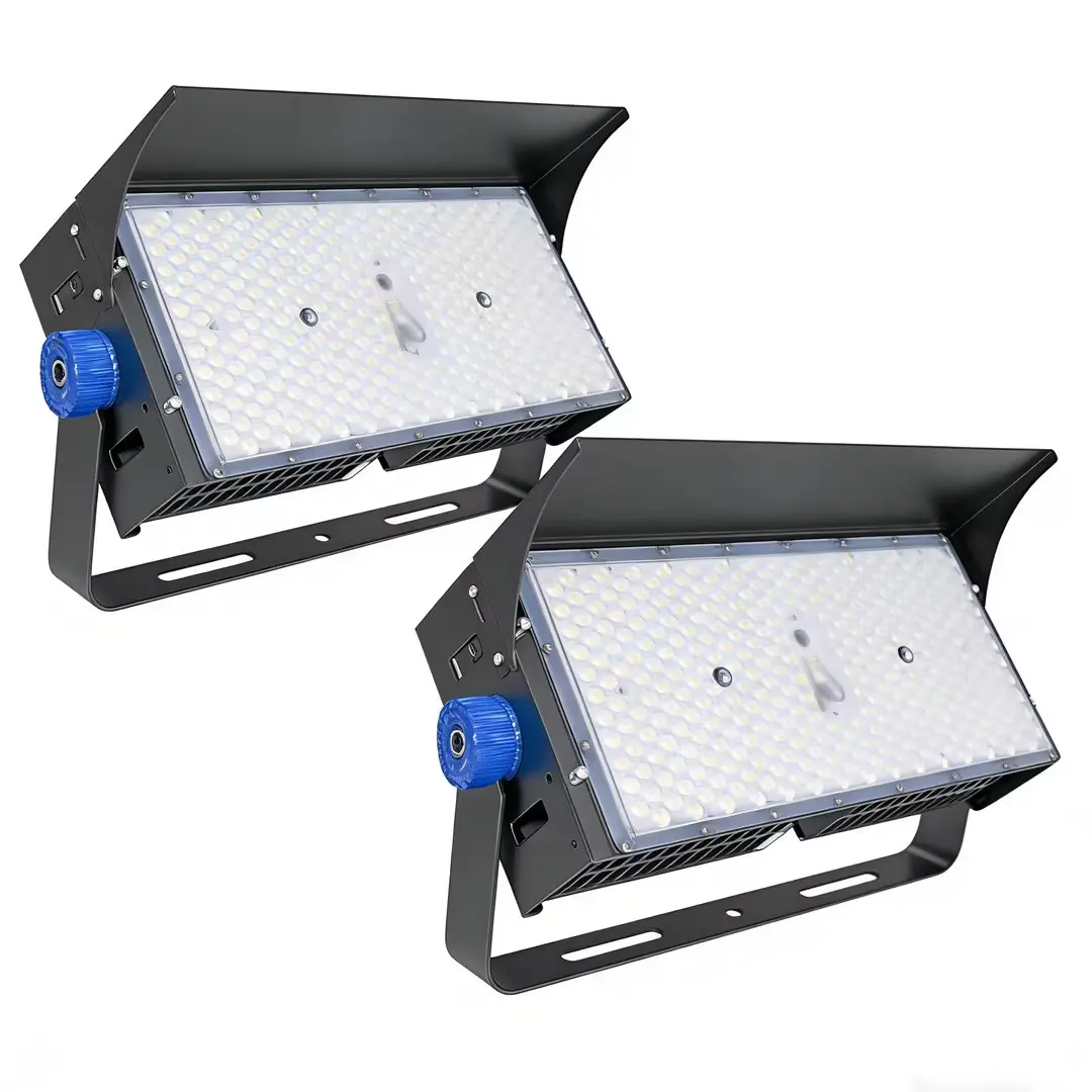 LED Stadium Light 300W 39000LM 5000K Daylight White IP65 Adjustable Bracket for Sports Fields & Workplaces 100-277V Garden Outdoor