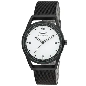 Gianello Men's Turin Mesh and Strap Watch