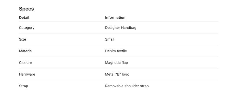 Balenciaga Small Hourglass Shoulder Bag | Iconic Denim Statement