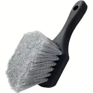 Car Wheel & Tire Cleaning Brush, Soft Bristle Car Wash Brush, Professional Car Wash Accessories for Car Wheel & Tire Cleaning, Car Detailing Brush