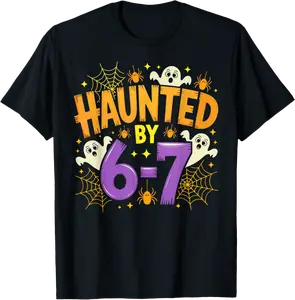 Haunted by 67 Funny Ghost and Pumpkin Halloween T-Shirt - Lyasiamcmi Shop 94B0FT3K9FDN