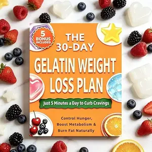 30-Day Gel Protein Weight Loss Plan Notebook, Track Your Diet and Exercise, Essential Tool for Health Enthusiasts, Easy-To-Use Planner