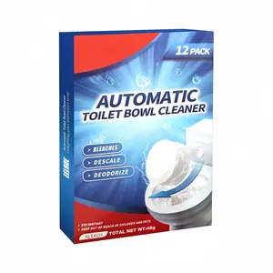 Toilet Cleaning Tablets Effervescent Toilet Bowl Cleaner, Removes Limescale, Stains & Odors, Deep Cleaning Deodorizing Formula for Fresh Bathrooms