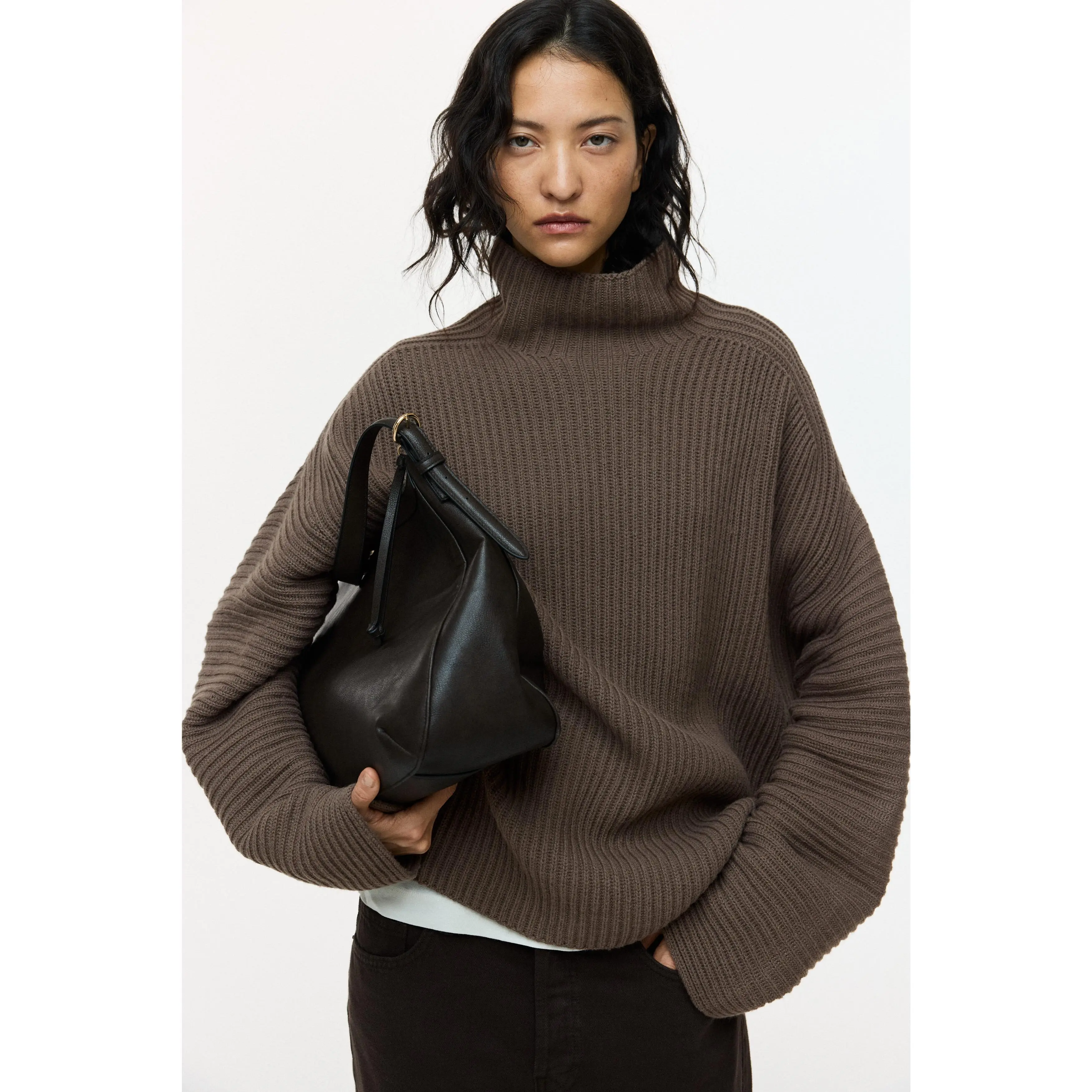 H&M Rib-knit wool-blend jumper