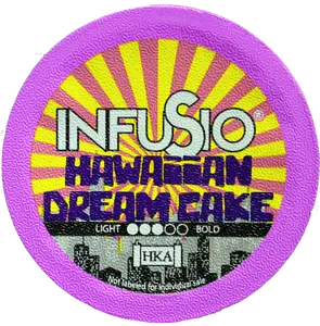 InfuSio Hawaiian Dream Cake K Cups 96 Count (LIMITED SEASONAL FLAVOR)