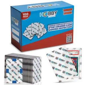 Translucent Plastic Graded Card Shipping Protectors - 4" x 6"