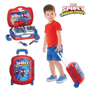 Marvel Spider-Man Series Tool Set - Luggage Playset, Suitcase Playset, Backpack Playset, Kids Outdoor Toys – Perfect Gift for Active Play & Summer Fun