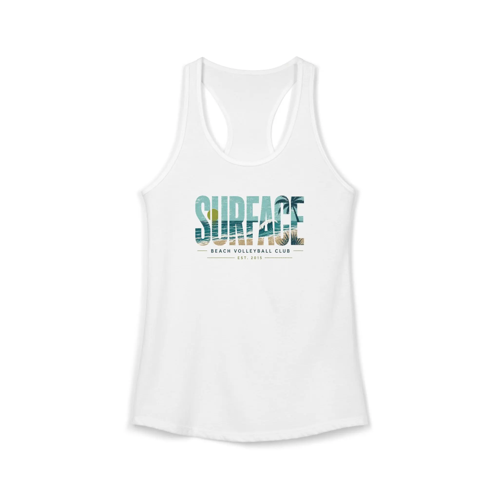 Surface Beach Volleyball Club Women's Racerback Tank - Beach Vibes