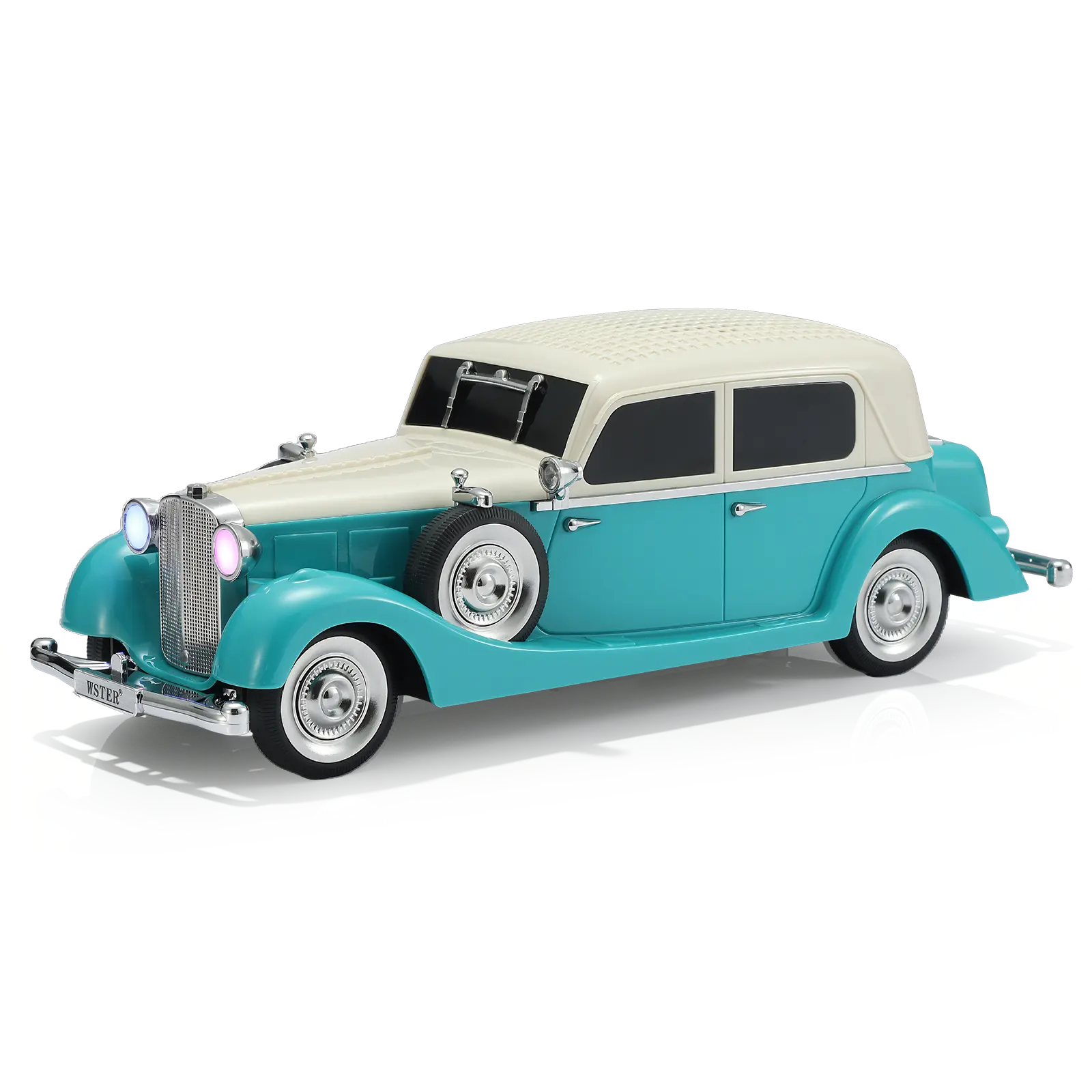 WSTER WS-1934 Retro Classic Car Model Bluetooth Speaker with USB TF Card AUX FM Radio TWS Pairing Suitable for Indoor and Outdoor Party Birthday Gift Stereo Multifunctional Desktop Decoration tiktokshopbacktoschool