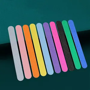 10 pieces Colorful Disposable Wooden Nail Sticks | Manicure Pedicure Tools for Cuticle Pusher, Nail Art, and Salon Use