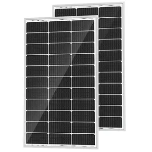 SOLPERK 200 Watt Solar Panel 12 Volt, 2PCS 100W Solar Panel High-Efficiency Monocrystalline 200W Solar Panel for Home, RV, Camping, Marine, Rooftop, Off-Grid Applications, 2-Pack 100W Outdoorfun dealsforyou