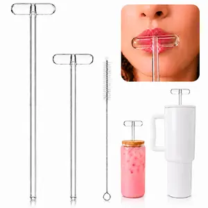 Anti-Wrinkle Glass Straw Set