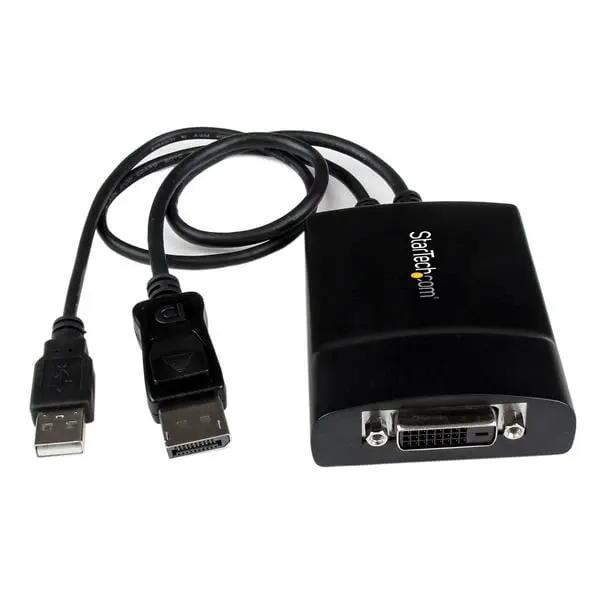 StarTech ST-DP2DVID2 Active Digital DisplayPort to DVI Dual Link Video Adapter Converter, Black Tools & Hardware Accessory for USB-Enabled Equipment, Accessories