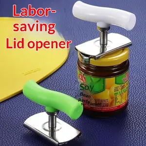 Creative and effortless, stainless steel screw-on cap opener, glass can opener, shake-and-open kitchen gadget, novel small tool