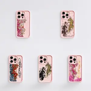 Vintage Dragon Skull Leopard Tiger Tattoo Collage Phone Case, Y2K Aesthetic Shockproof Cover Compatible with iPhone 11-17 Pro Max Plus & Samsung Full Models LUMN Studio summerwins
