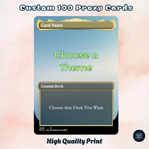 Custom MTG Proxy Deck | Personalized Anime & Fantasy Magic Cards | Made to Order | Unique Gift Idea