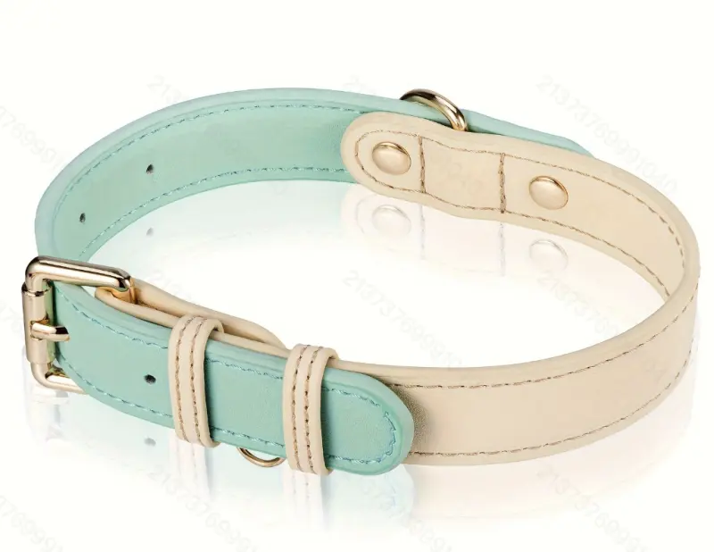 Dog Collar, Leather Dog Collar, For Small, Medium, and Large Dogs, Genuine Leather, Basic Collar, Adjustable Pet Collar